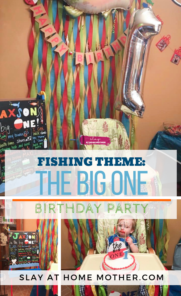 Big One Fishing Birthday Party Theme Decor & Ideas