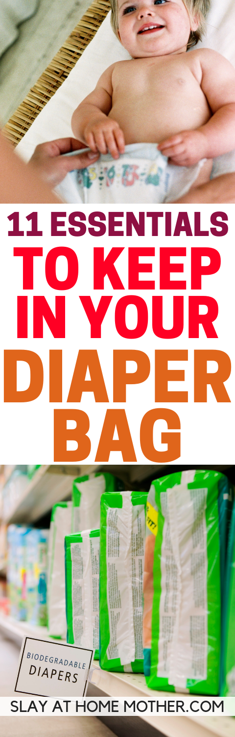 Diaper Bag Essentials - SLAYathomemother.com