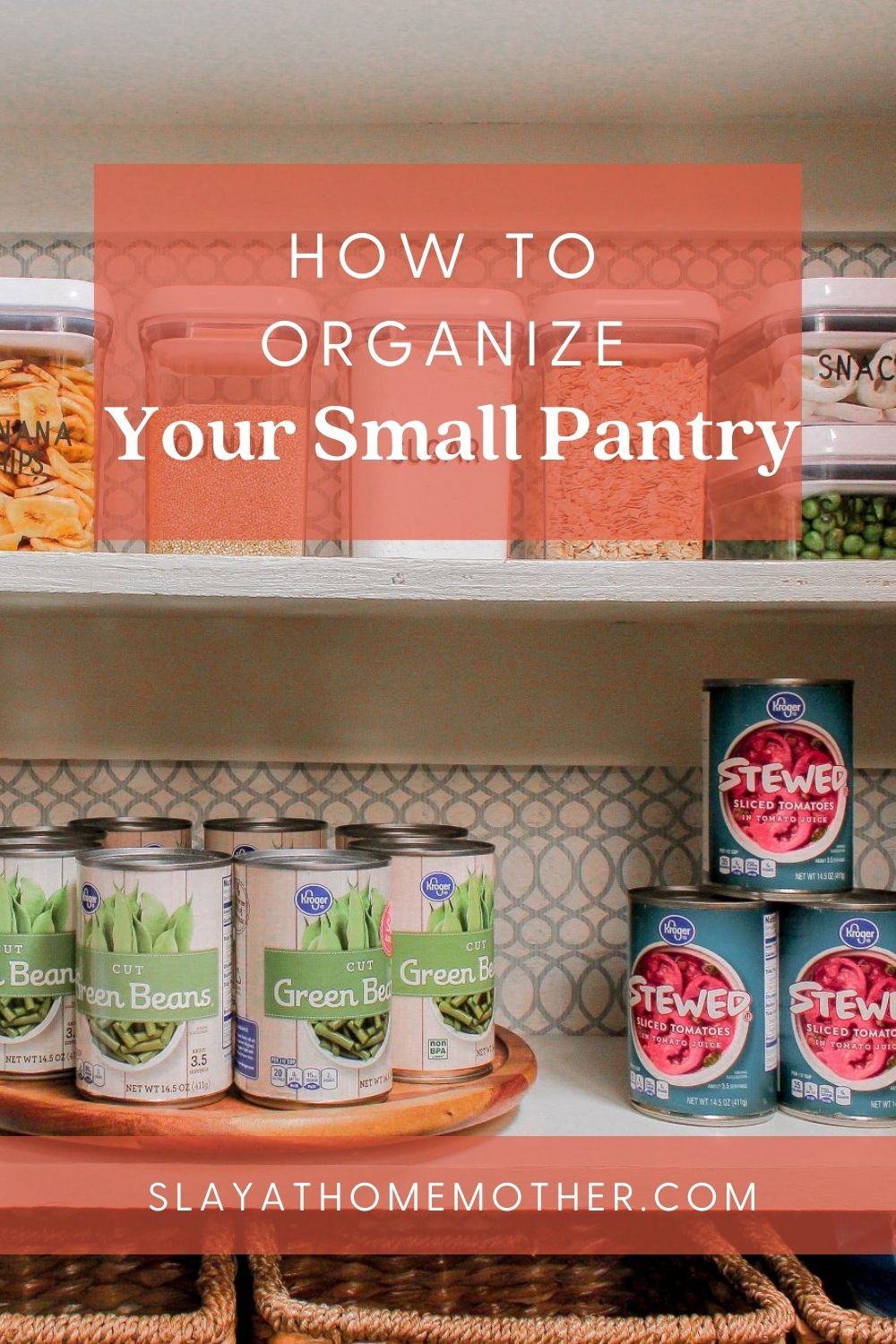 small pantry organization