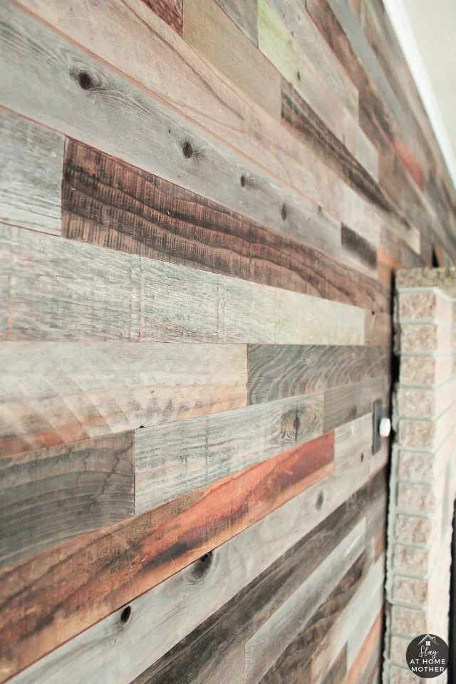 Accent Wall With Plank & Mill - SlayAtHomeMother.com