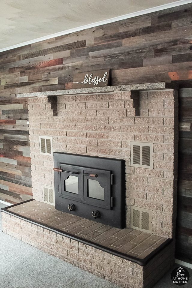 Accent Wall With Plank & Mill - SlayAtHomeMother.com