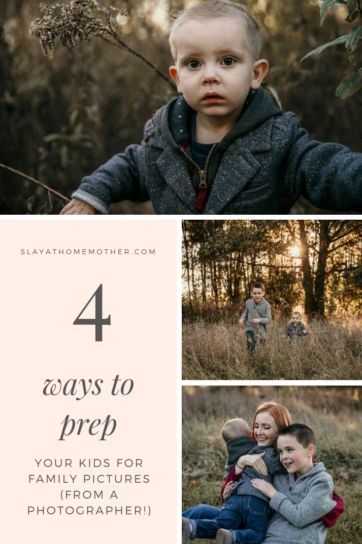 4 Ways To Prep Your Kids For Family Pictures That Your Photographer Wants You To Know! #familypictures #metrodetroit #slayathomemother -- SlayAtHomeMother.com