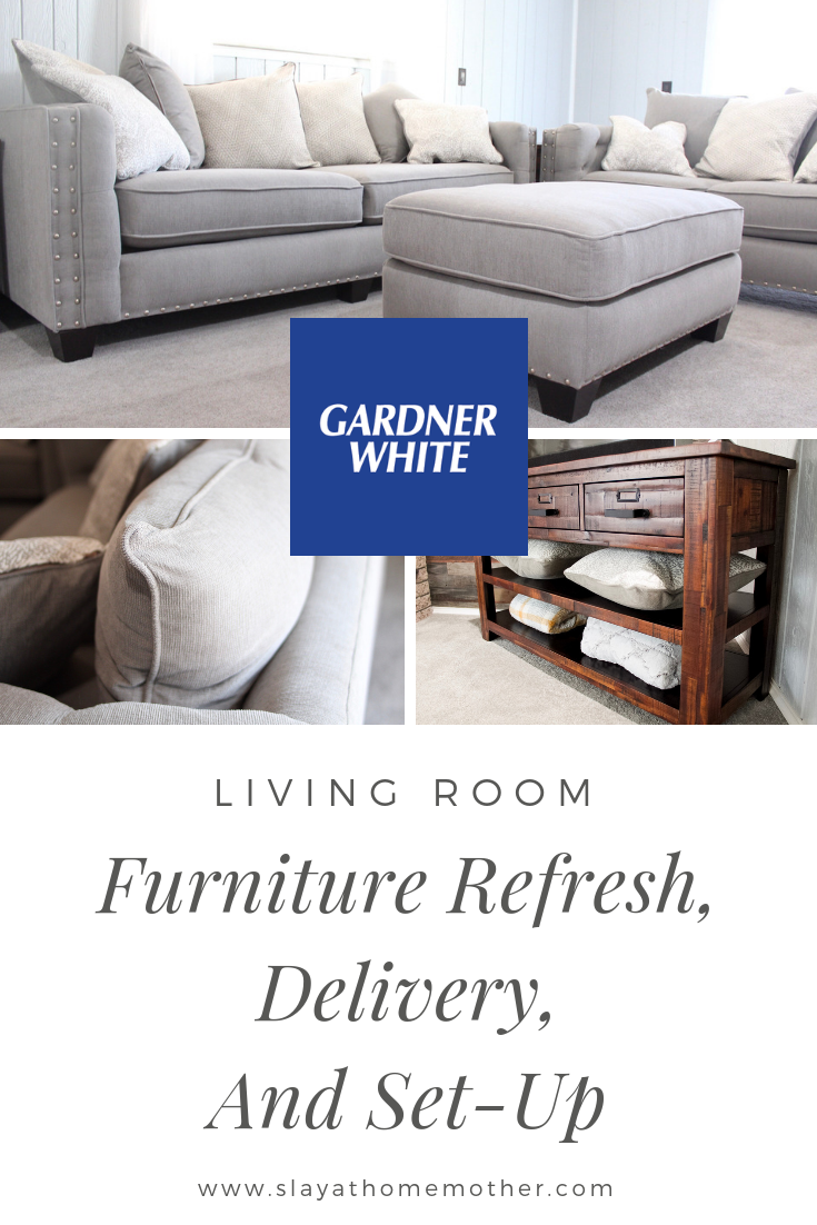 Living Room Refresh With #metrodetroit Gardner-White #furniturerefresh #slayathomemother -- SlayAtHomeMother.com