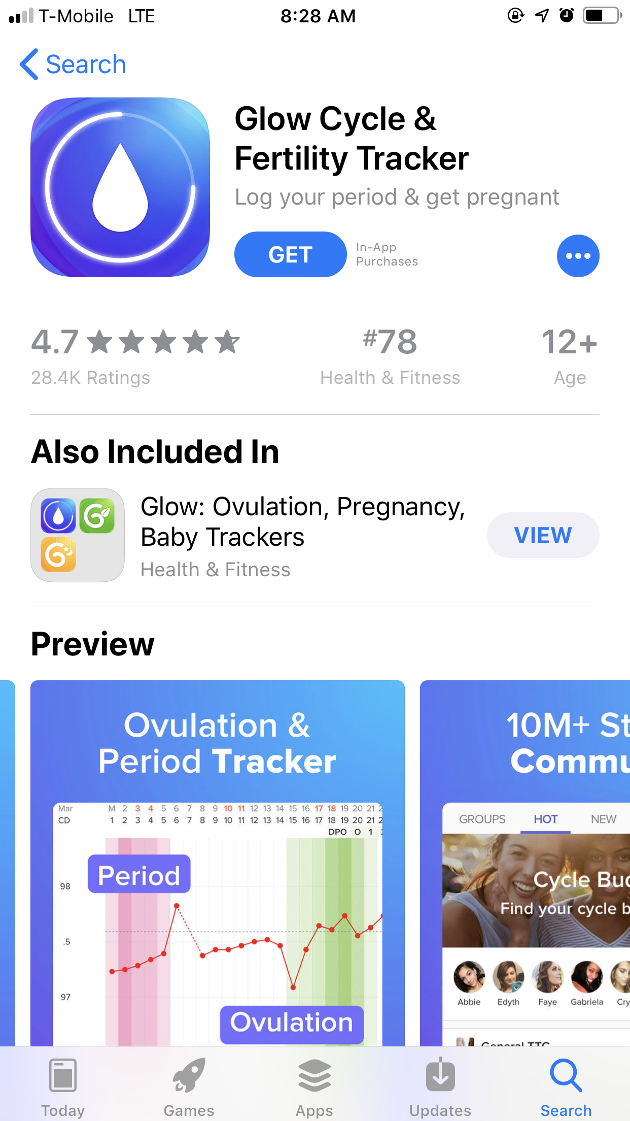 Glow Fertility App