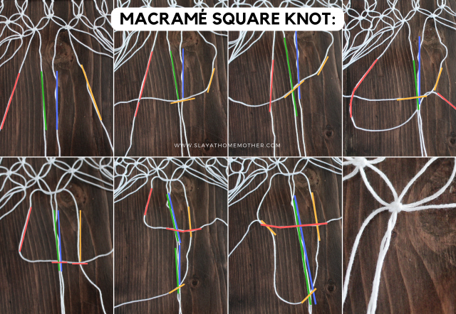 MACRAME SQUARE KNOT- SlayAtHomeMother.com