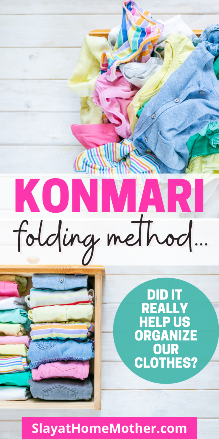 Decluttering, Organizing, & Folding The KonMari Folding Method