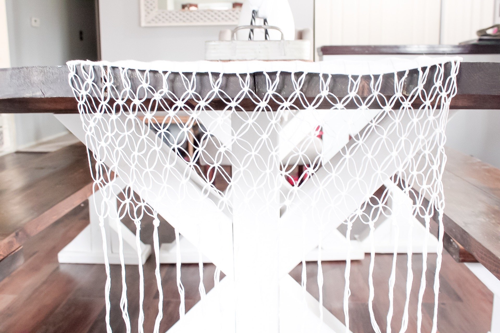 Easy DIY Macrame Table Runner