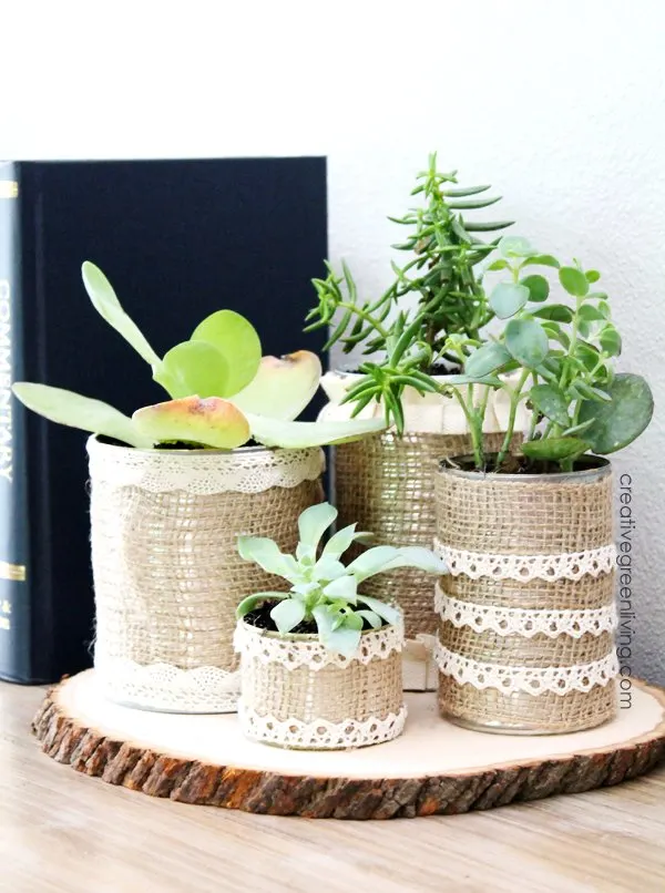 DIY Succulent Planters From CreativeGreenLiving.com -- SlayAtHomeMother.com