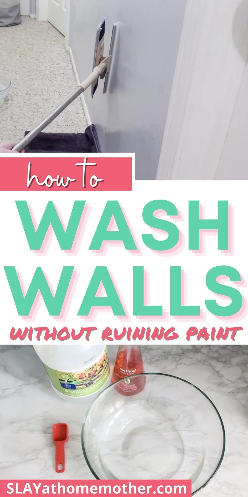 How To Wash Walls - Homemade Wall Cleaner Recipe