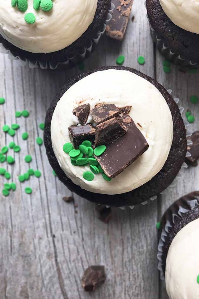 Homemade-Chocolate-Cupcakes-with-Irish-Stout from Foodal.com - SLAYathomemother.com