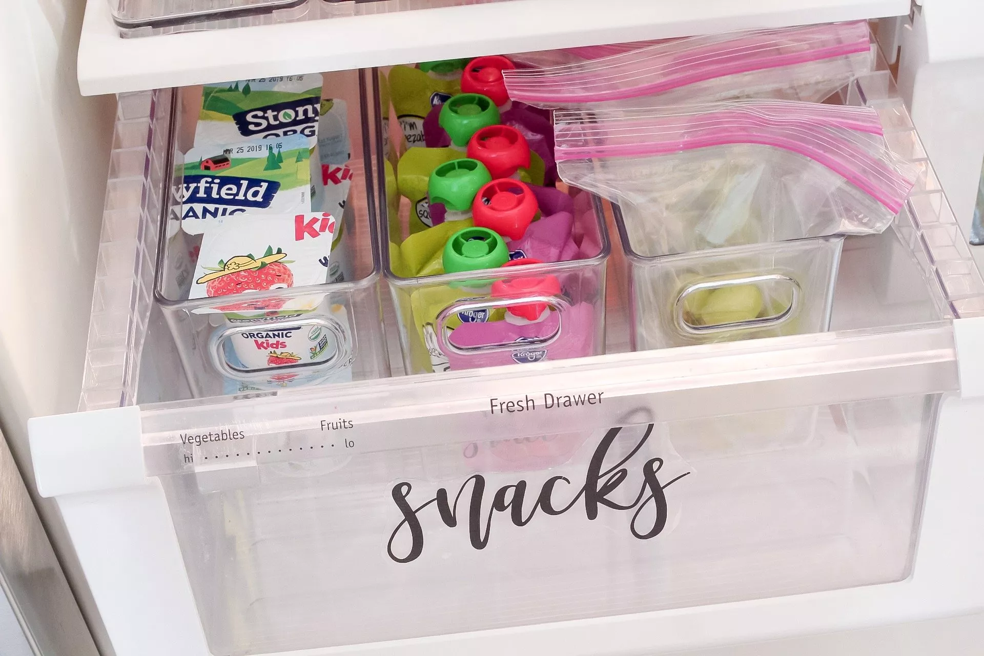 How to Organize a Snack Drawer