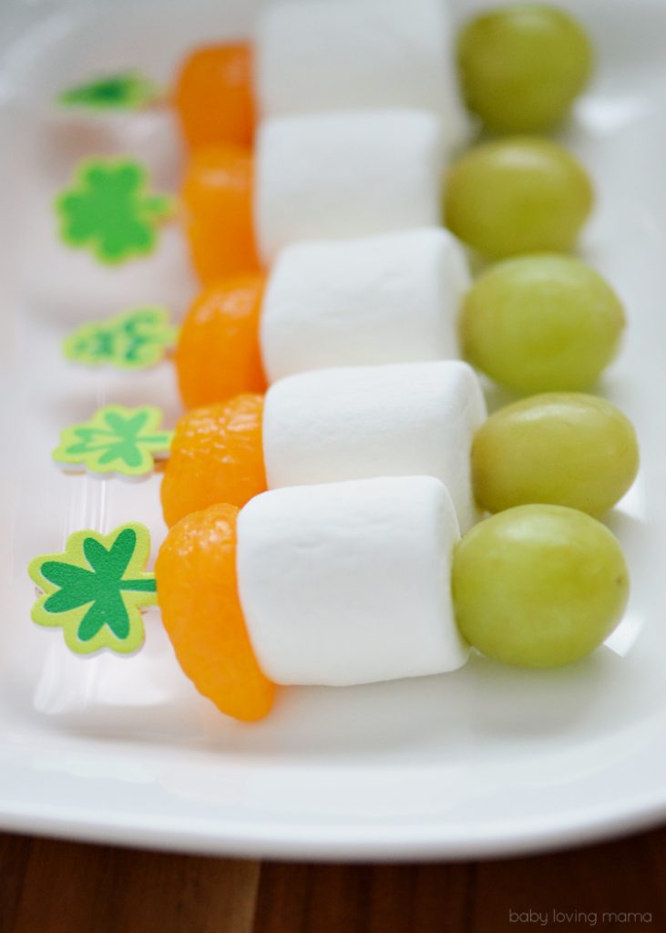 Irish-Flag-St-Patricks-Day-Fruit-Skewers from FindingZest.com - SLAYathomemother.com