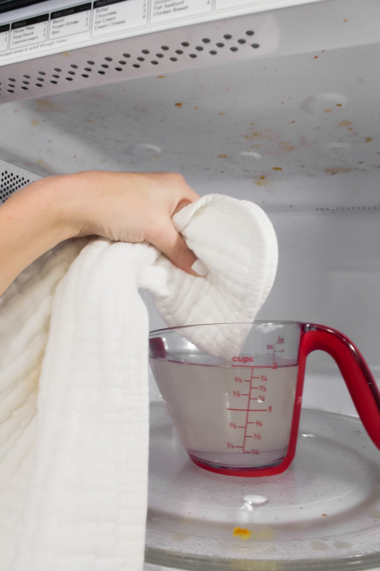 Microwave Cleaning HACK (The NoScrub Method To A Clean Microwave)