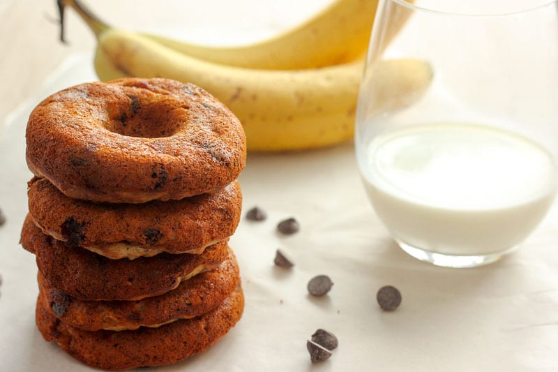 Healthy-Donuts-with-Banana-and-Chocolate-Chips-are-an-easy-treat-for-brunch-or-a-healthy-snack-for-kids