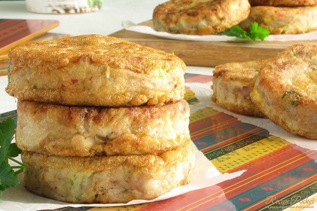 Easy Tuna Patties with tuna and potato