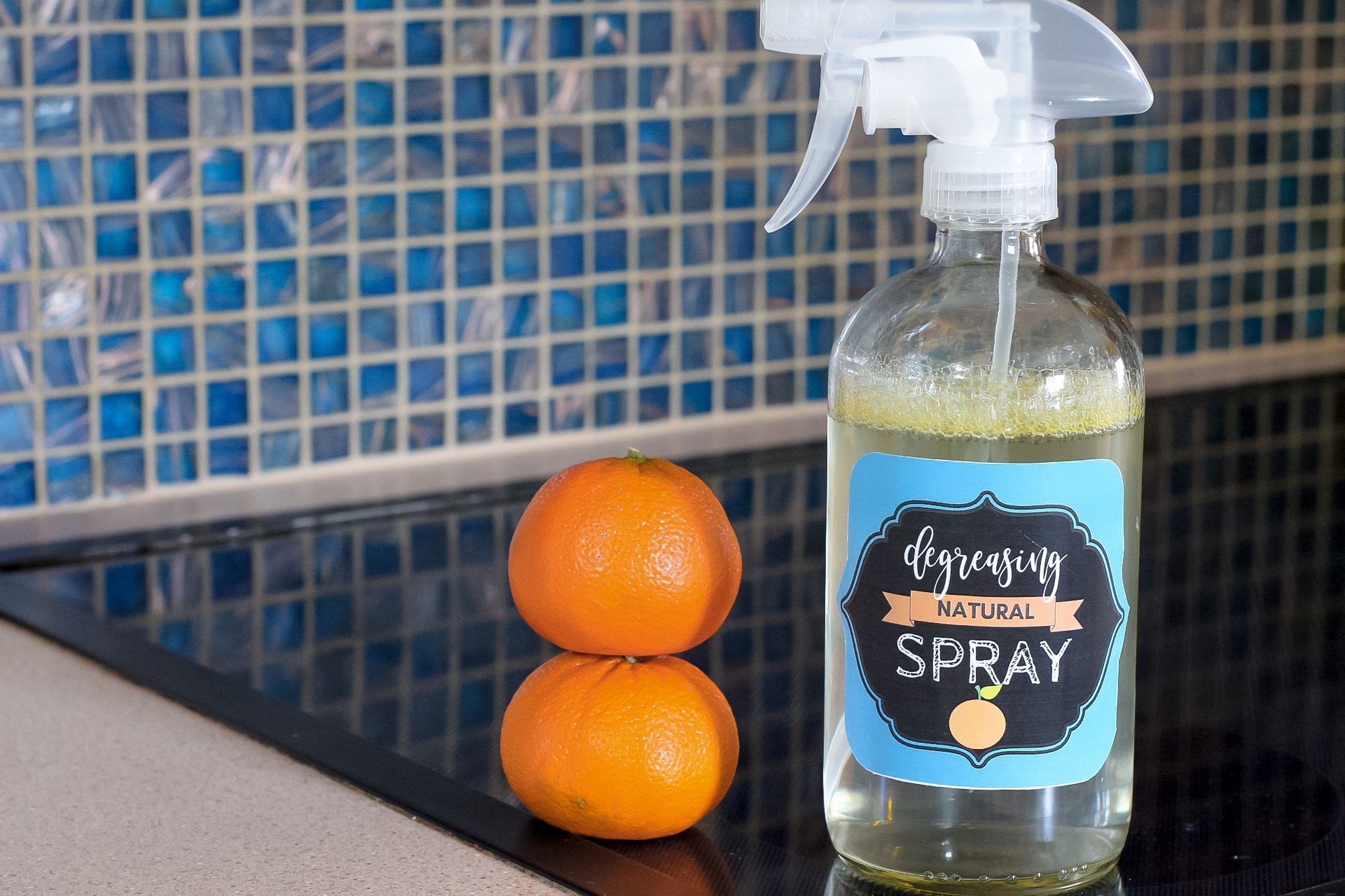 All Natural Homemade Citrus Degreaser Spray