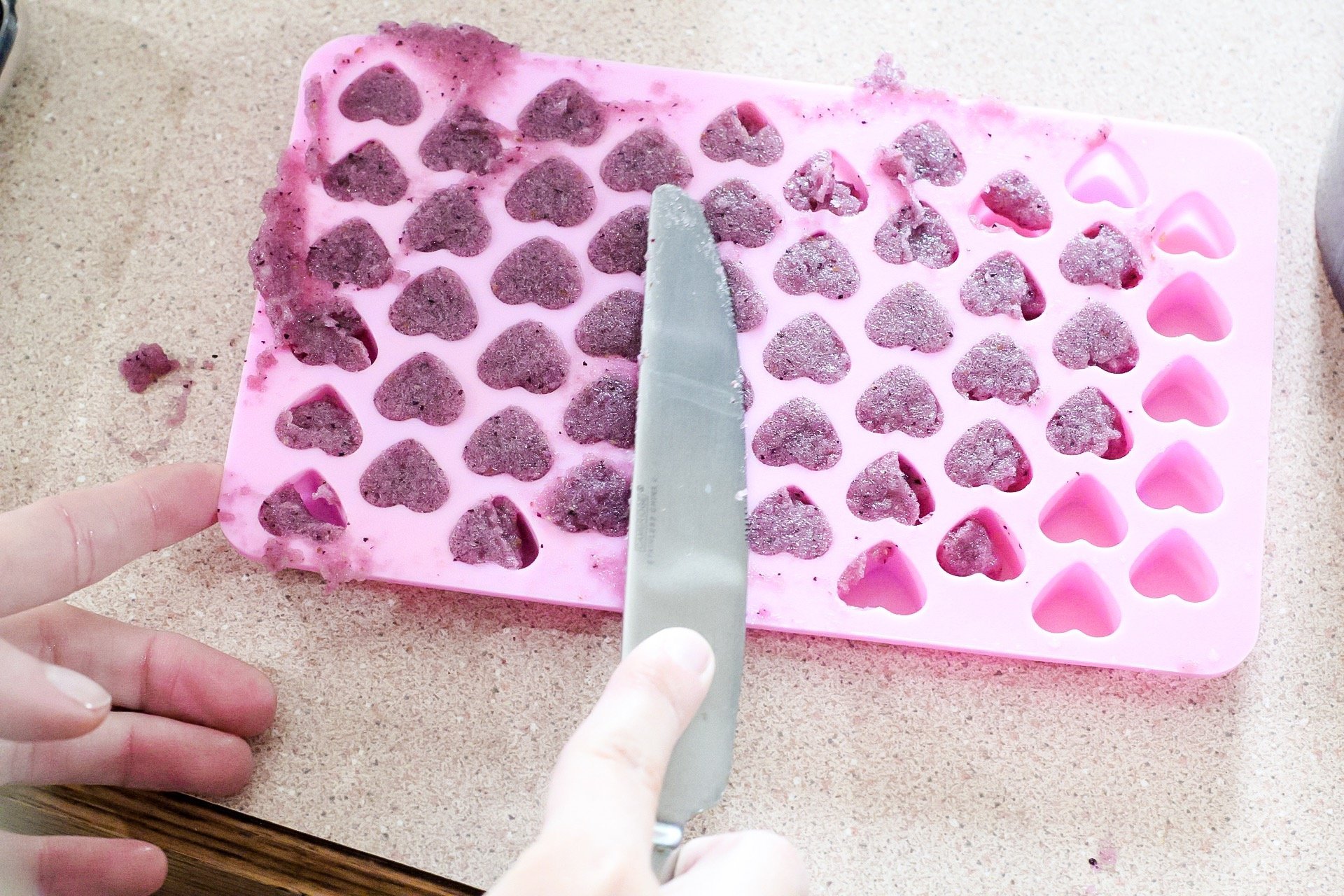 Homemade gummies made with real fruit and raw honey