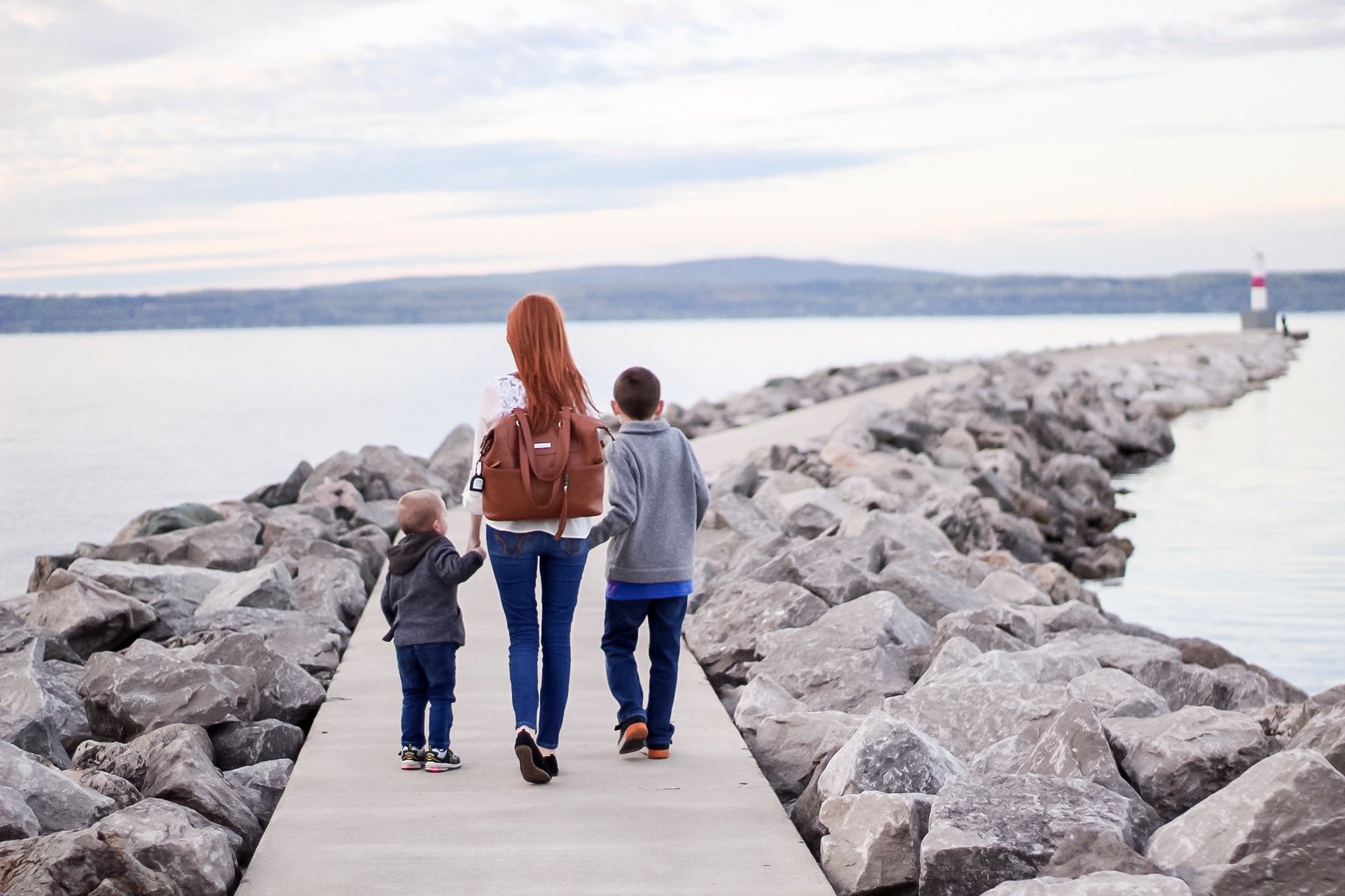 walking the pier petoskey mi