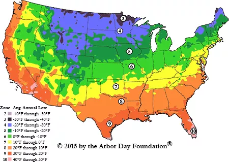 gardening zone map