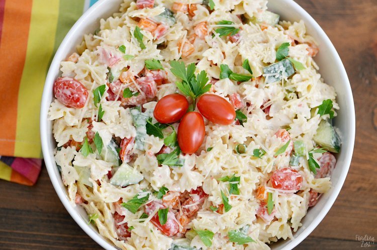 Creamy Bowtie Pasta Salad