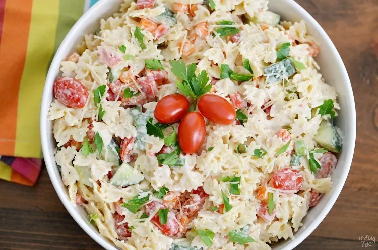 Creamy Bowtie Pasta Salad