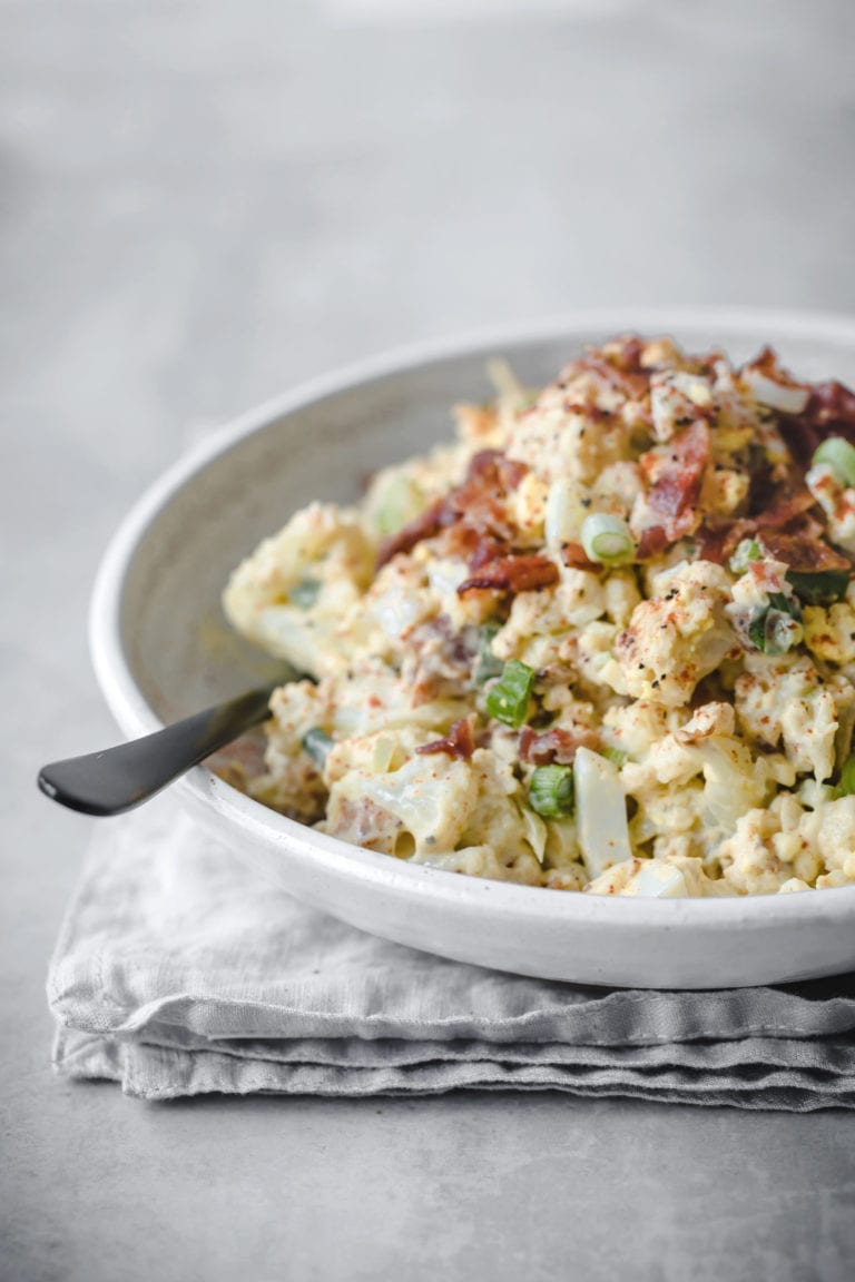 Loaded Potato Salad - Keto version