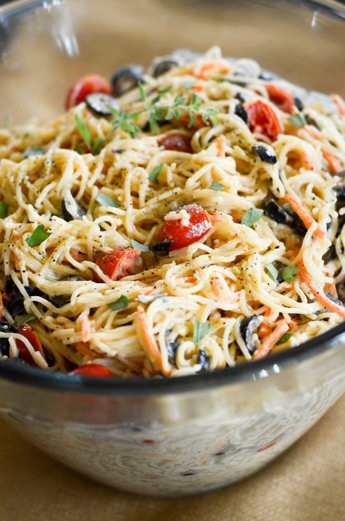 Angel Hair Pasta Salad