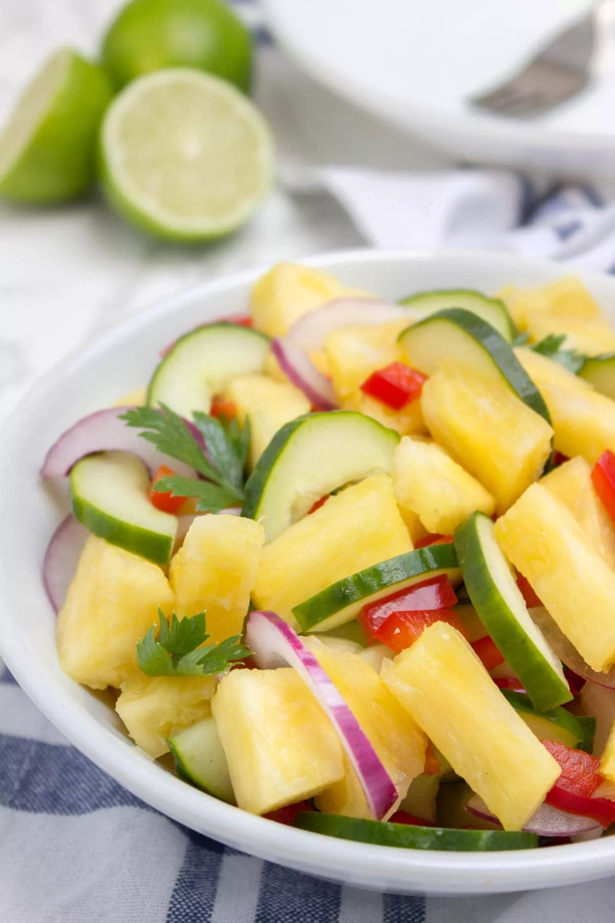 pineapple cucumber salad