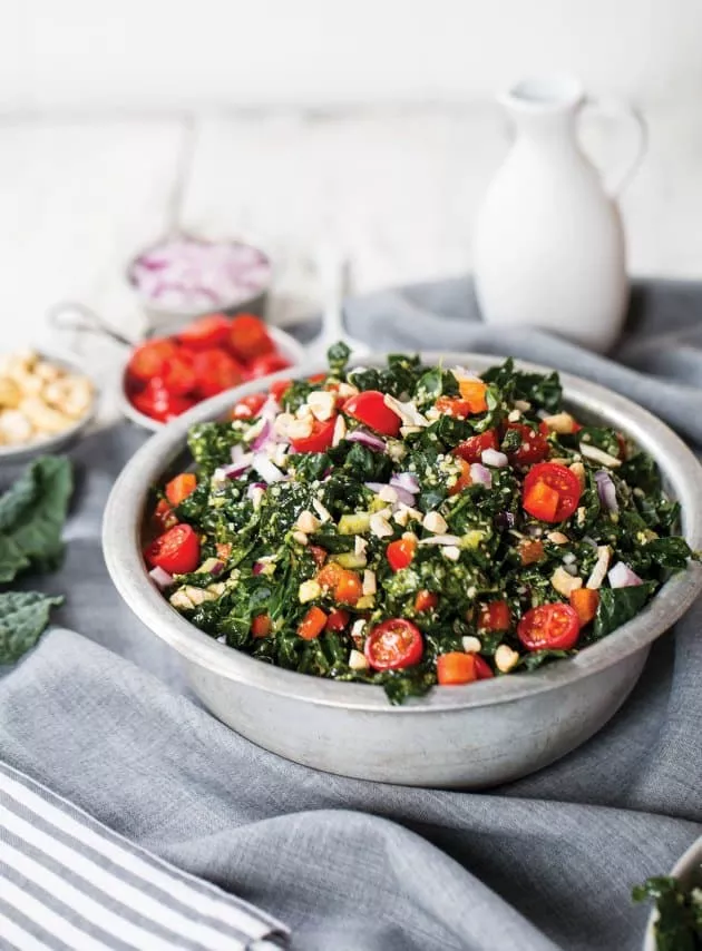 Vegan Token Kale Salad