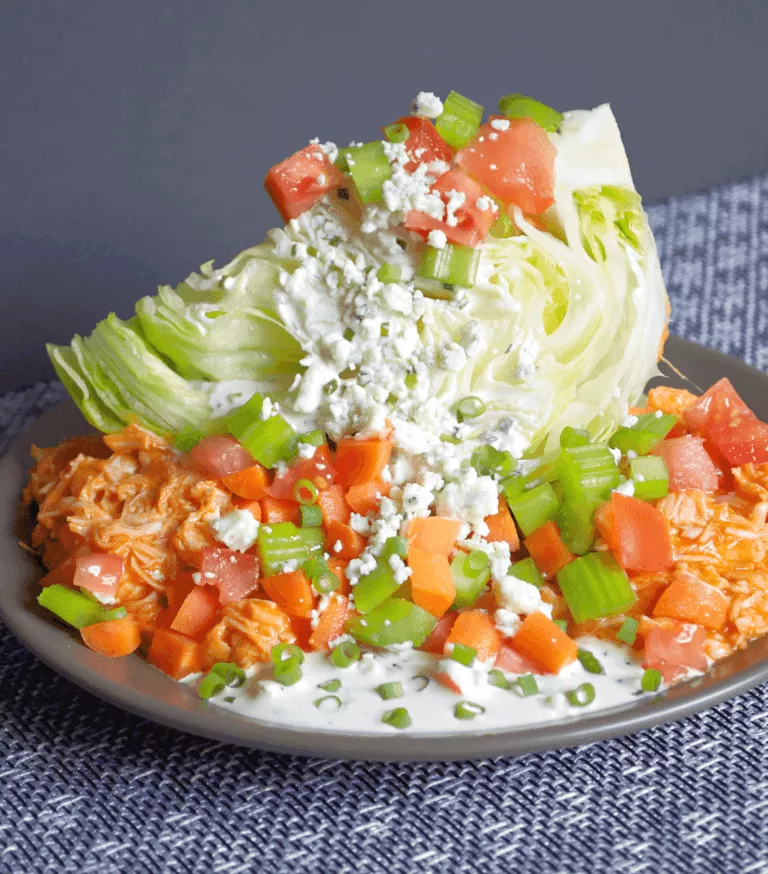 buffalo chicken wedge salad