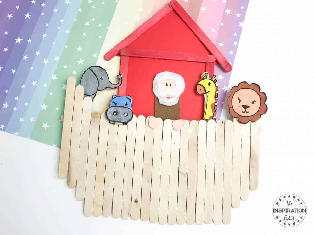 Noah's Ark Craft With Popsicle Sticks