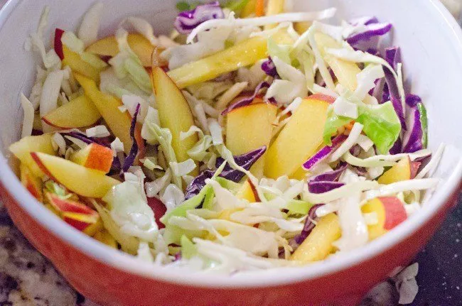 Peach Slaw