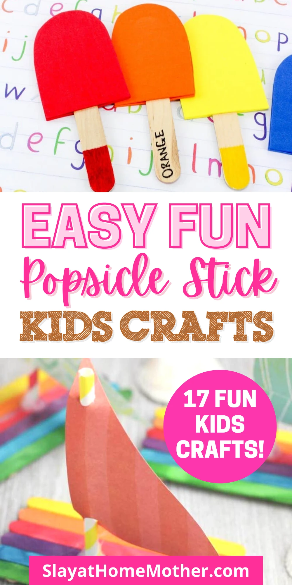 Simple Popsicle Stick Crafts for Kids to Make and Play, Awesome Popsicle  Stick Crafts for Kid, By Activities For Kids