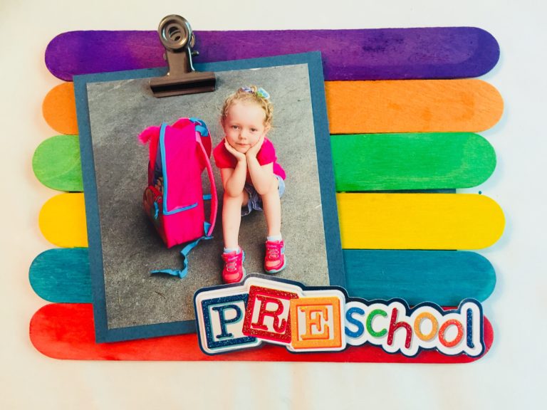 Popsicle Stick Picture Frame