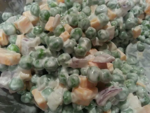 simple pea salad