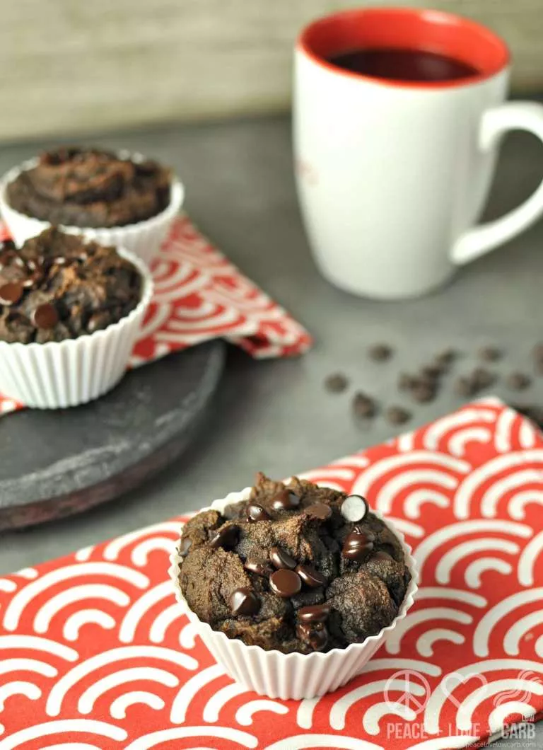 double chocolate chip pumpkin spice muffins