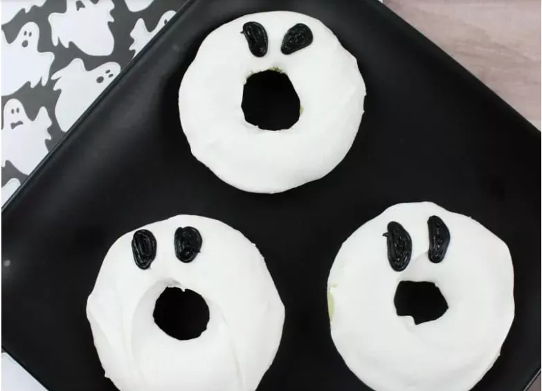 Easy Ghost Doughnuts