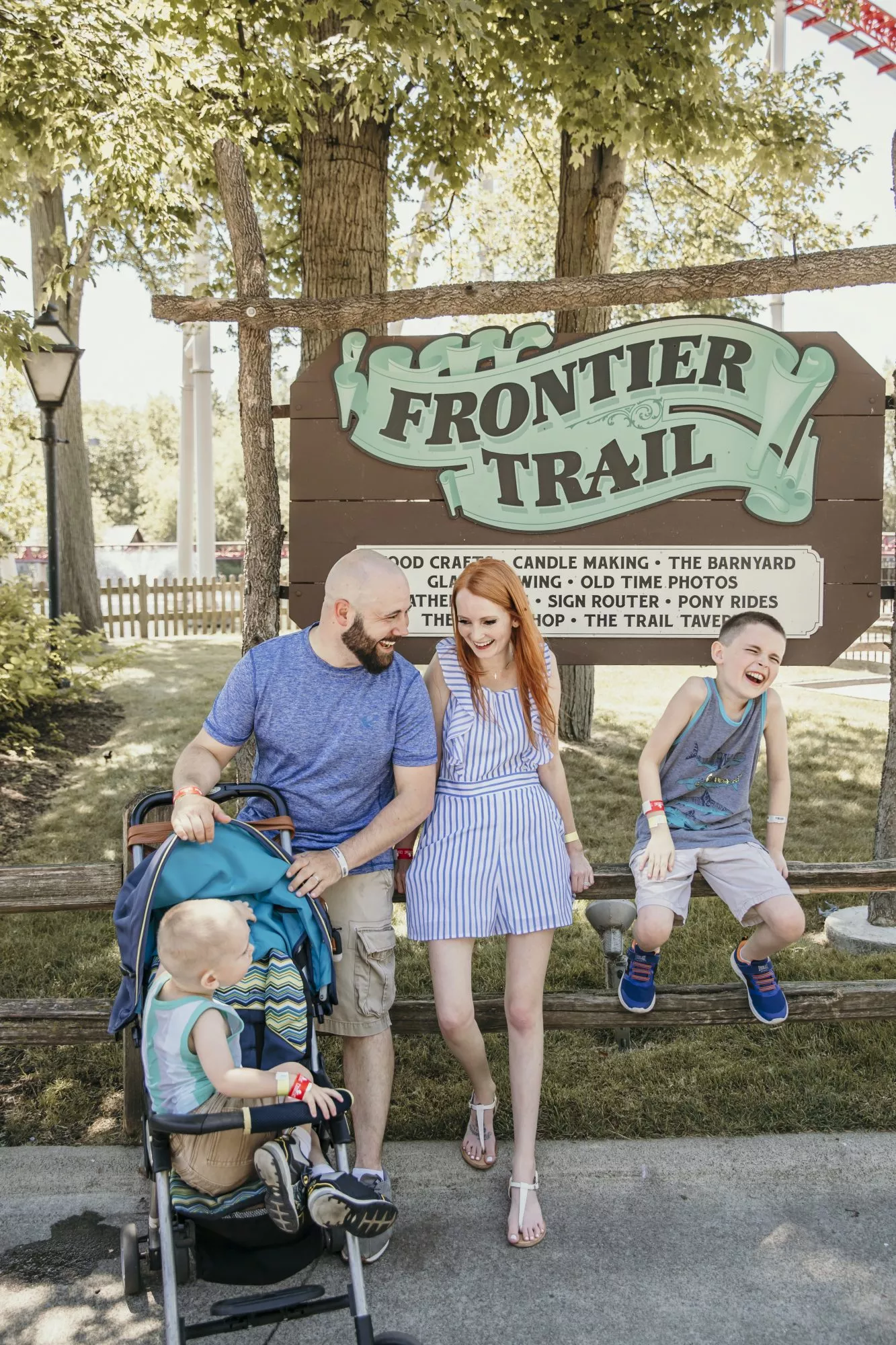 family time in frontier town