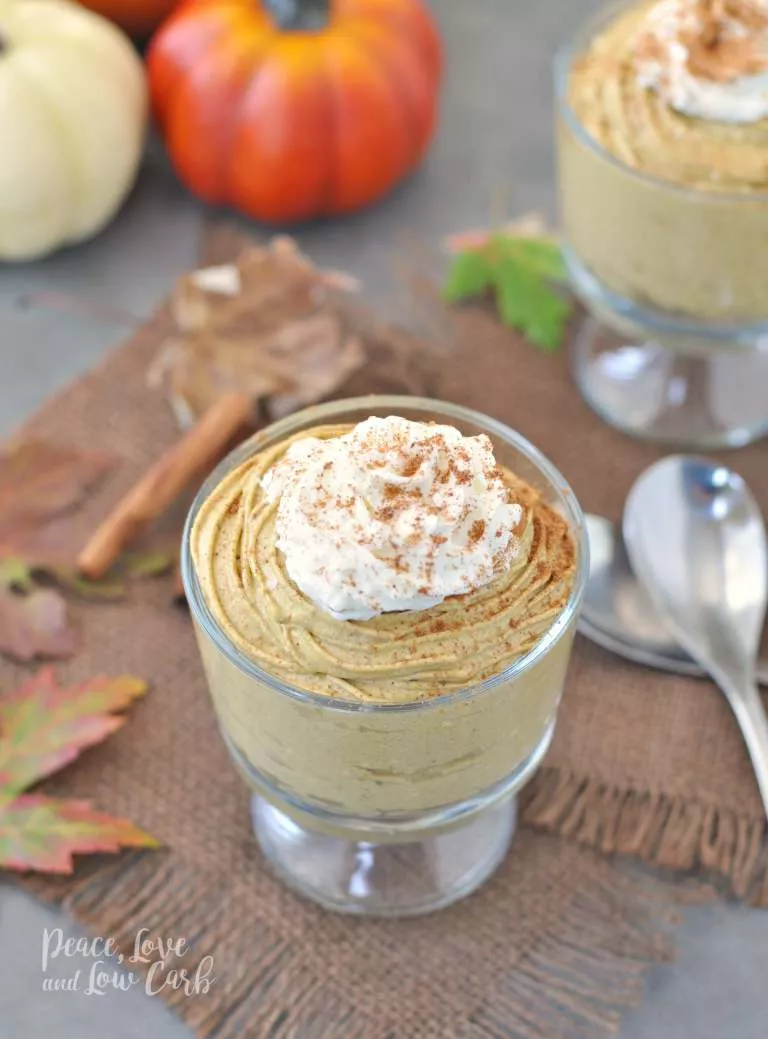 pumpkin cheesecake mousse