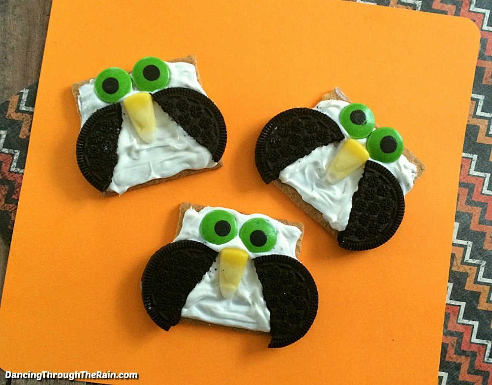 No-Bake Owl Cookies