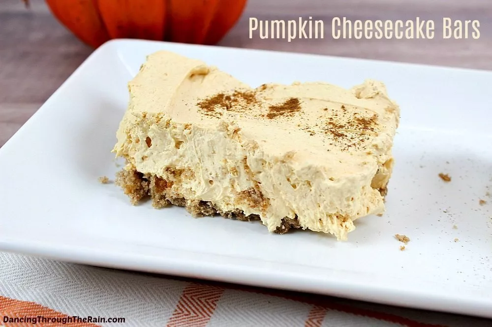 pumpkin cheesecake bars