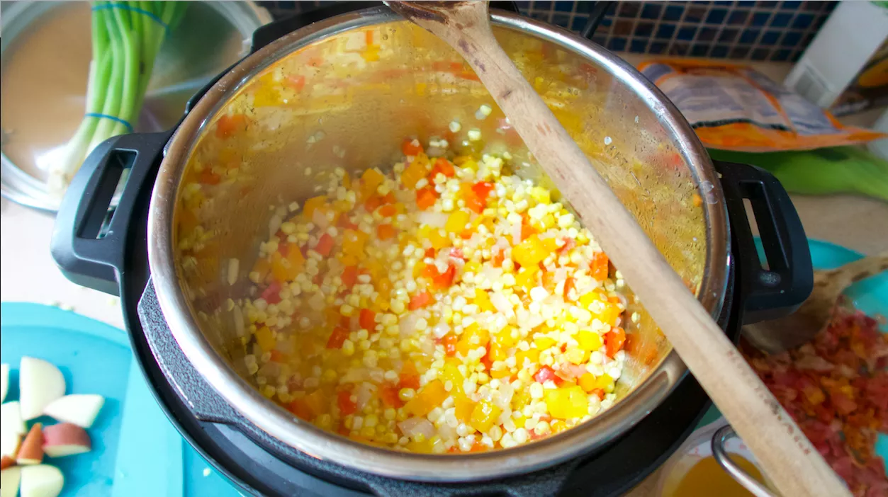 corn chowder in instant pot