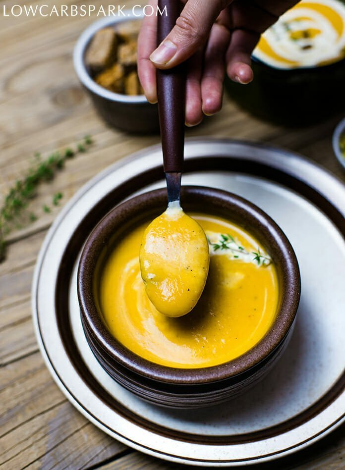 creamy pumpkin soup