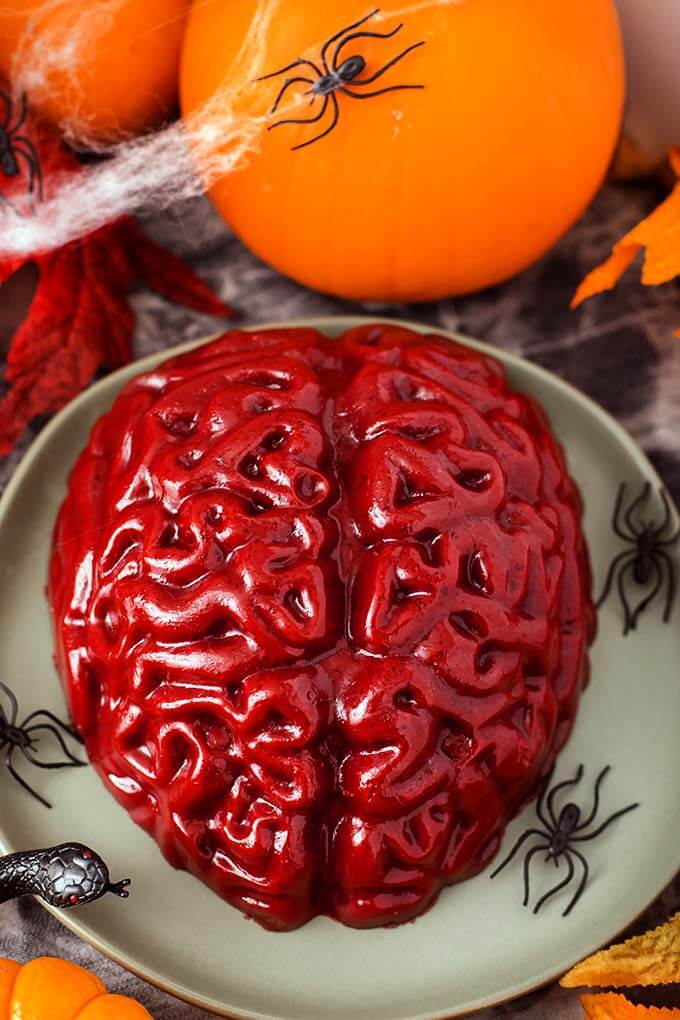 halloween jello brain