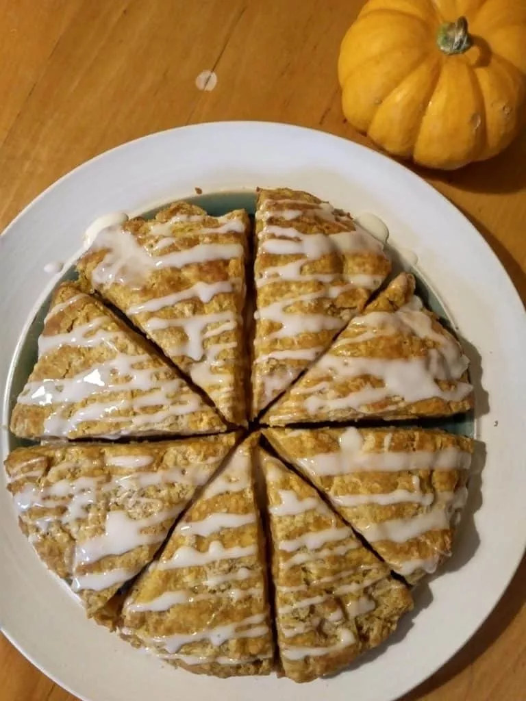 healthy pumpkin scones