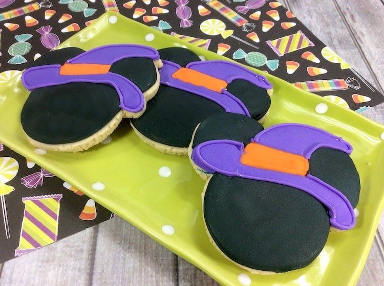Mickey Mouse Witch Sugar Cookies