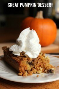 great pumpkin dessert