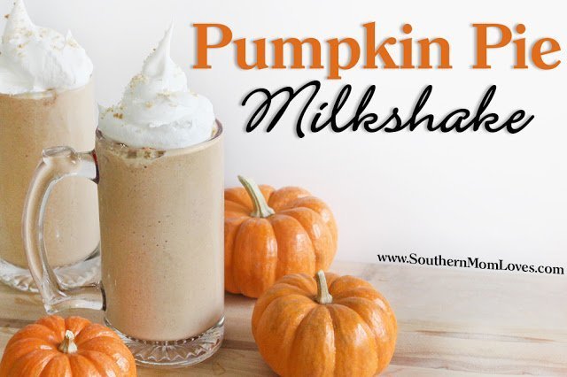 pumpkin pie milkshake