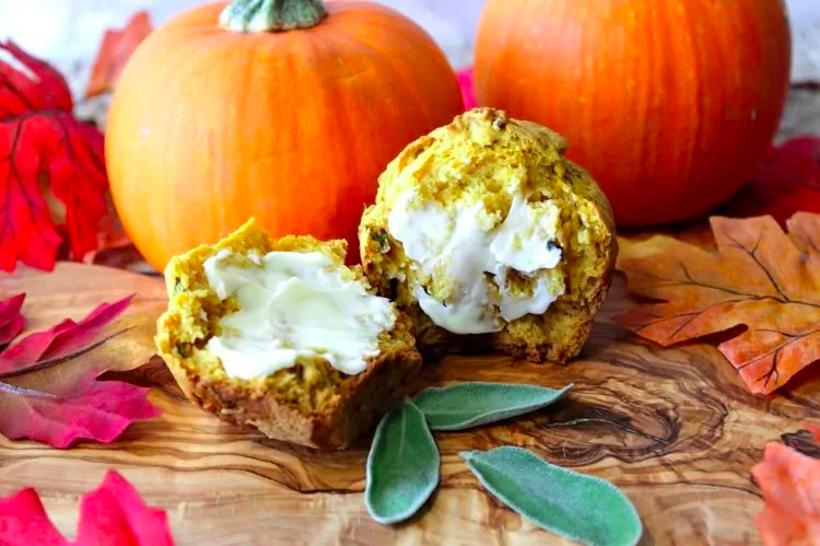 pumpkin sage biscuits