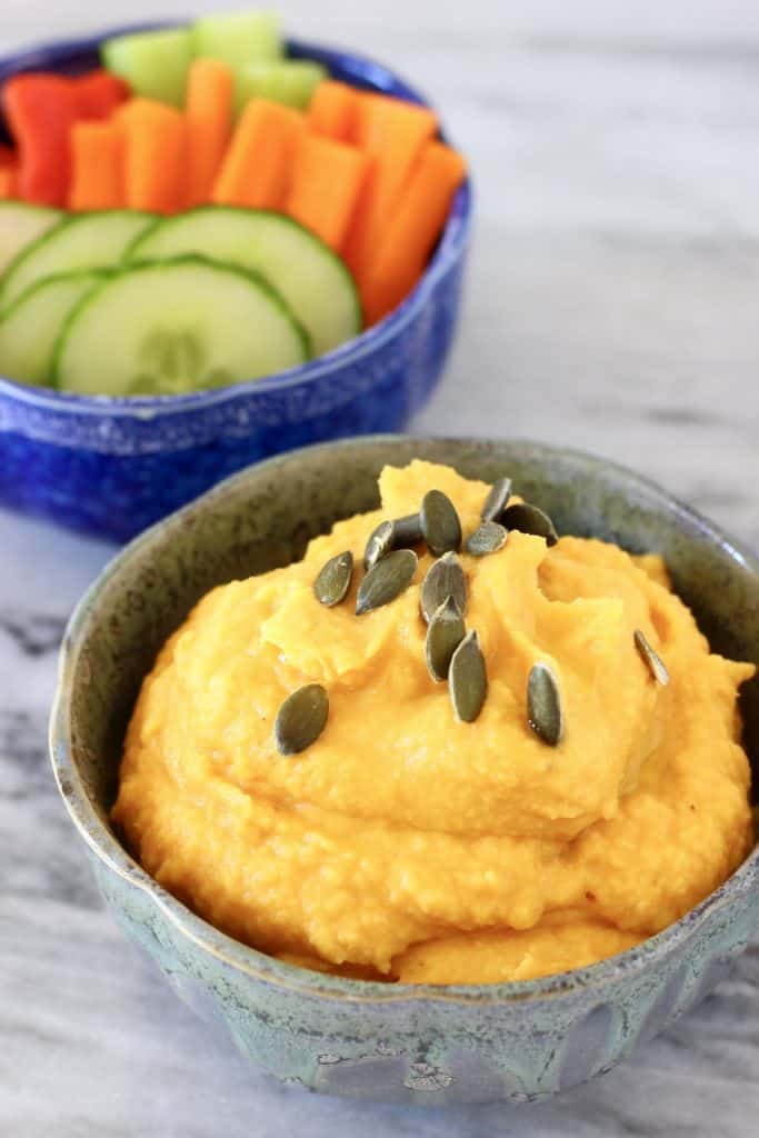 pumpkin sage white bean hummus